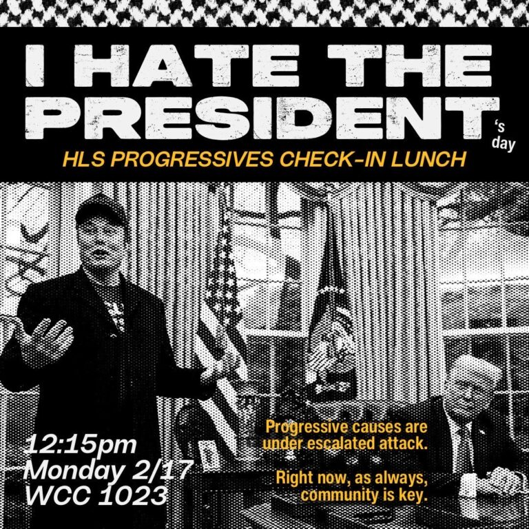 "I Hate the President's Day" flyer, which has "I HATE THE PRESIDENT" in all caps, with a small "'s day" in lower case following the words. Additionally there is a black and white, grainy image of Elon Musk and Donald Trump in the oval office.