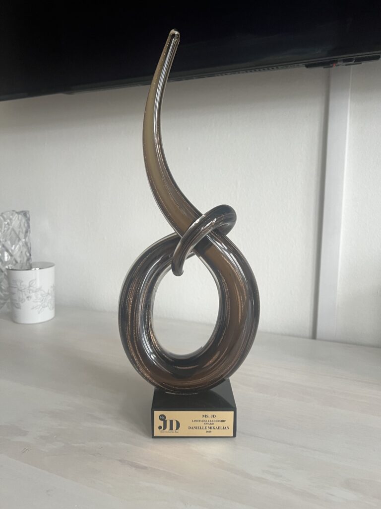 Danielle Mikaelian's Limitless Leadership Award.