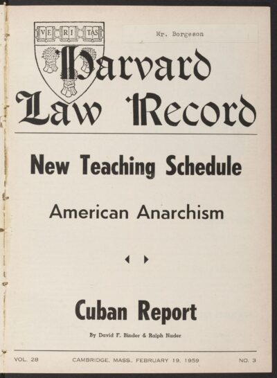Front page, February 19, 1959