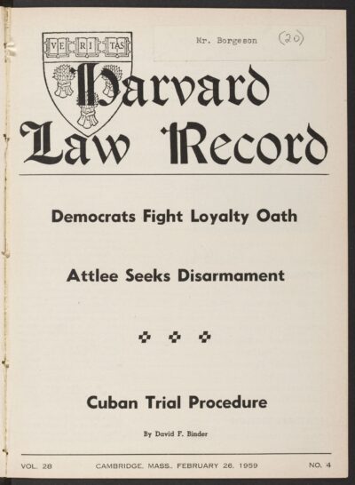 Front page, February 26, 1959