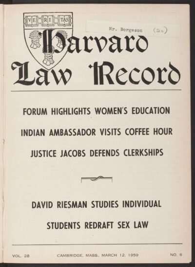 Front page, March 12, 1959