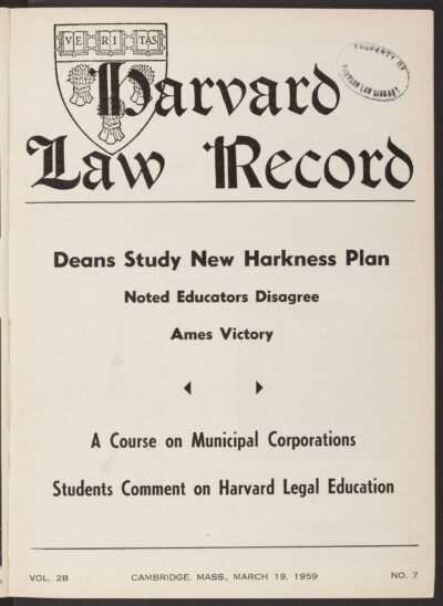 Front page, March 19, 1959