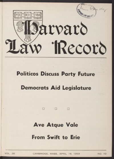 Front page, April 16, 1959