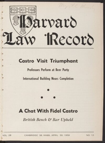 Front page, April 30, 1959