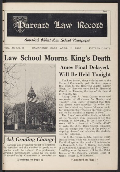 Front page, April 11, 1968