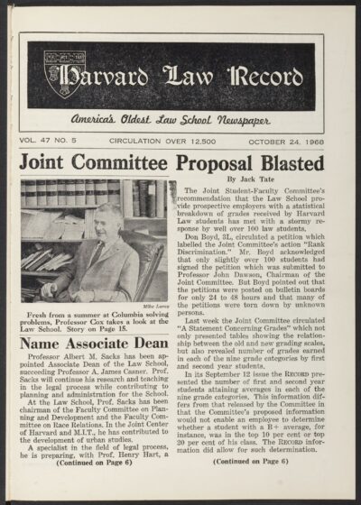 Front page, October 24, 1968