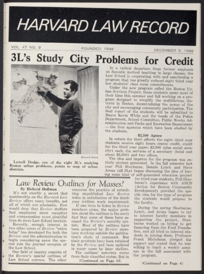 Front page, December 5, 1968