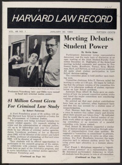 Front page, January 30, 1969
