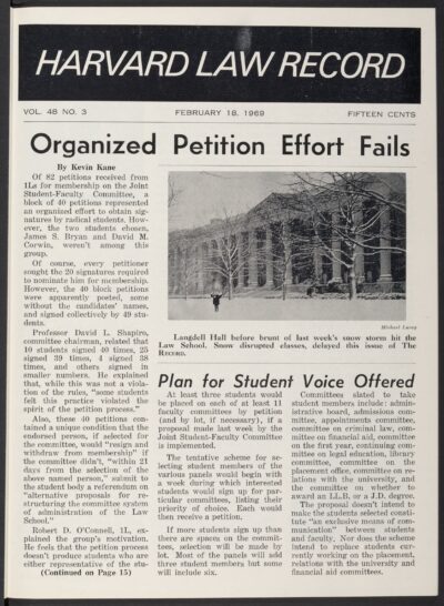 Front page, February 18, 1969
