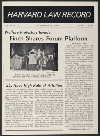 Front page, September 25, 1969