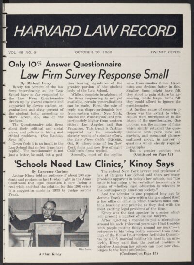 Front page, October 30, 1969