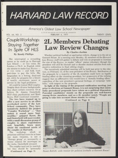 Front page, February 4, 1977
