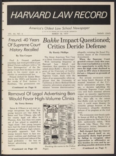 Front page, March 18, 1977