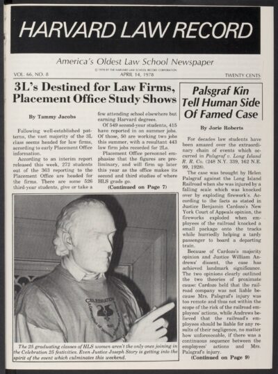 Front page, April 14, 1978