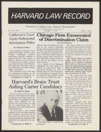 Front page, October 1, 1976