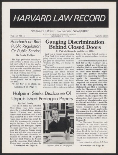 Front page, November 5, 1976