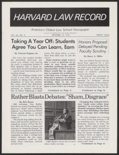 Front page, December 10, 1976