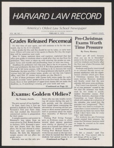 Front page, February 9, 1979