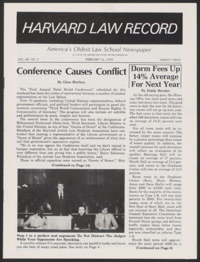 Front page, February 16, 1979