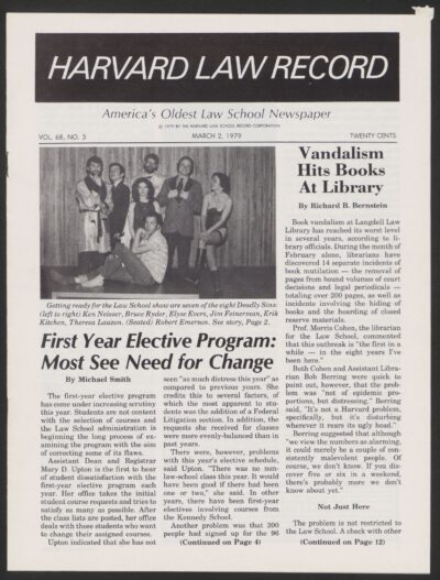 Front page, March 2, 1979