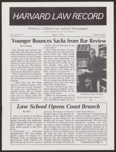 Front page, April 2, 1979