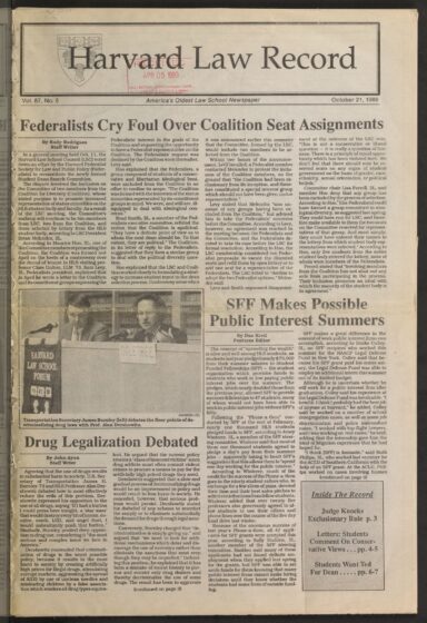 Front page, October 21, 1988