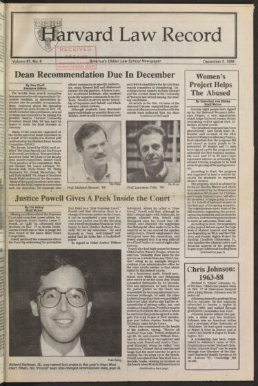 Front page, December 2, 1988