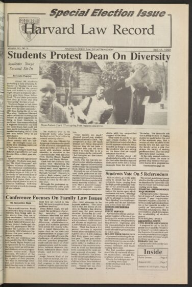 Front page, April 11, 1990