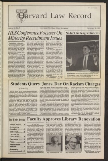 Front page, November 16, 1990