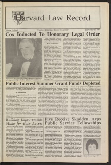 Front page, September 20, 1991