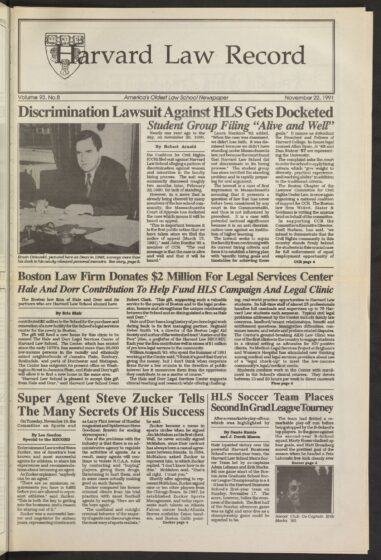 Front page, November 22, 1991