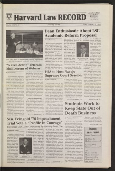 Front page, February 5, 1999