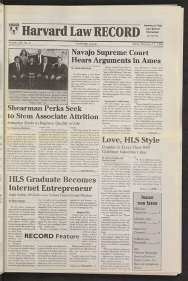 Front page, February 12, 1999