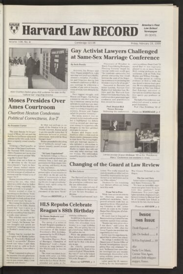 Front page, February 19, 1999