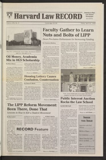 Front page, April 16, 1999