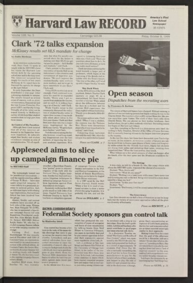 Front page, October 8, 1999