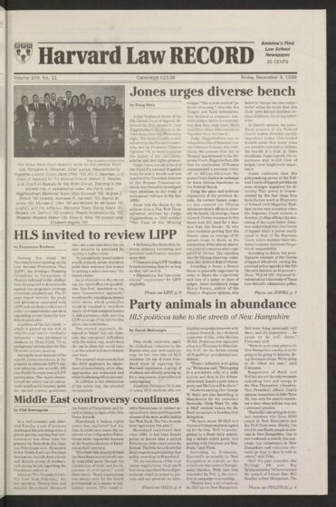 Front page, December 3, 1999