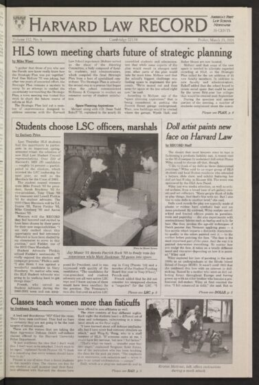 Front page, March 23, 2001