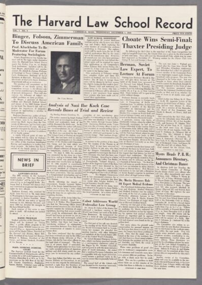 Front page, December 1, 1948