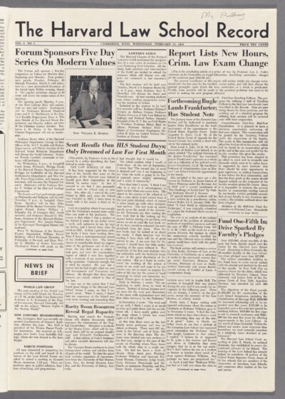 Front page, February 23, 1949