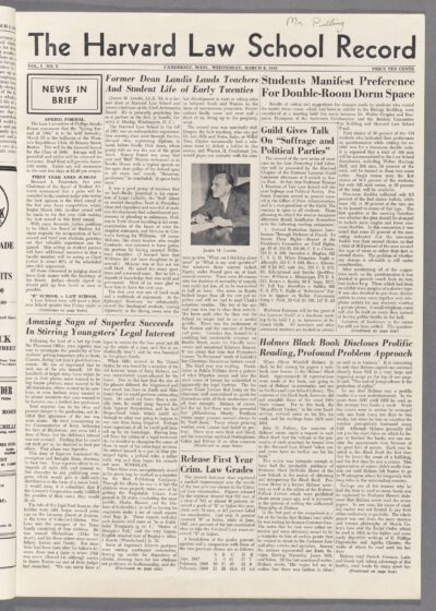 Front page, March 9, 1949
