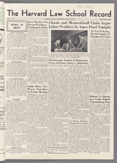 Front page, March 30, 1949