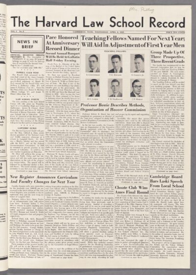 Front page, April 6, 1949