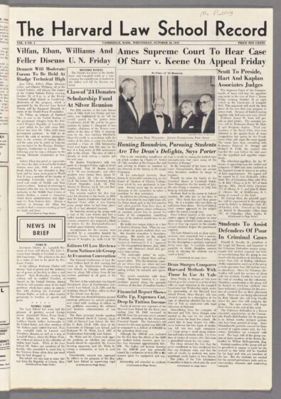 Front page, October 26, 1949