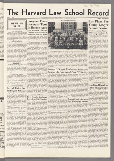 Front page, November 2, 1949