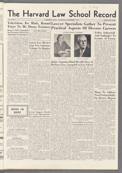 Front page, November 9, 1949