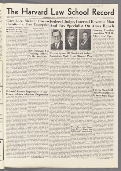 Front page, November 30, 1949