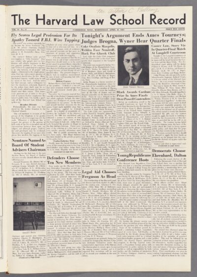 Front page, April 26, 1950