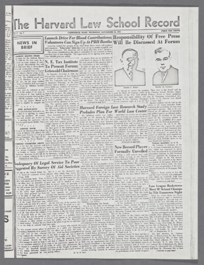 Front page, November 15, 1991