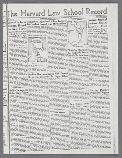 Front page, November 21, 1951
